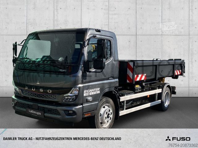 Камион с кука за контейнери FUSO Mitsubishi eCanter 9C18 M-Bat Abroller Klima