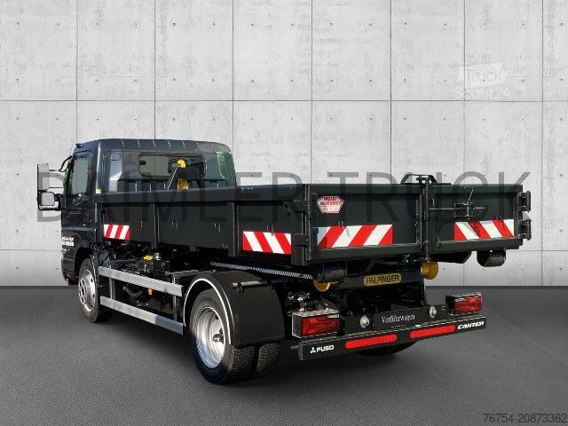 Камион с кука за контейнери FUSO Mitsubishi eCanter 9C18 M-Bat Abroller Klima