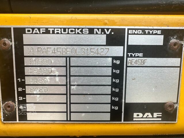 شاحنة نقل سيارات مغلقة DAF LF45 .160 / NL TRUCK / EURO 3 / SLECHTS 150.000...