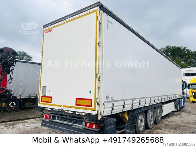 Odprta polprikolica s ponjavo KÖGEL SN 24-1*Alcoa/Edscha/Tautliner/Liftachse/AirPipe