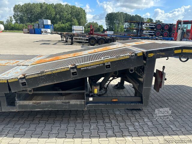 Polovični polnilnik z nizkim nakladanjem Broshuis 3ABSD Lowloader 3-axle / GVW: 59.000kg / Neck: ...