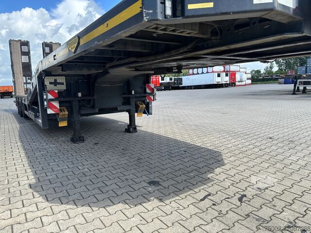 Polovični polnilnik z nizkim nakladanjem Broshuis 3ABSD Lowloader 3-axle / GVW: 59.000kg / Neck: ...