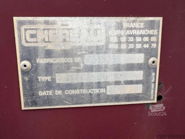 Pārvadājumi saldētavā/saldētavā Chereau Carrier/