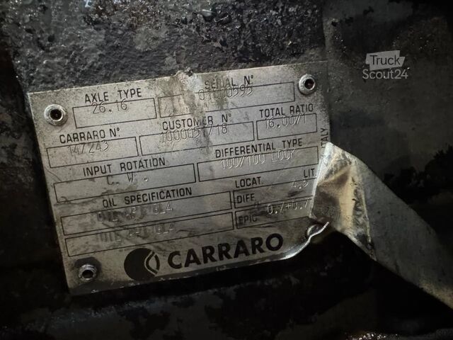 Axel till entreprenadmaskiner Carraro 26.16