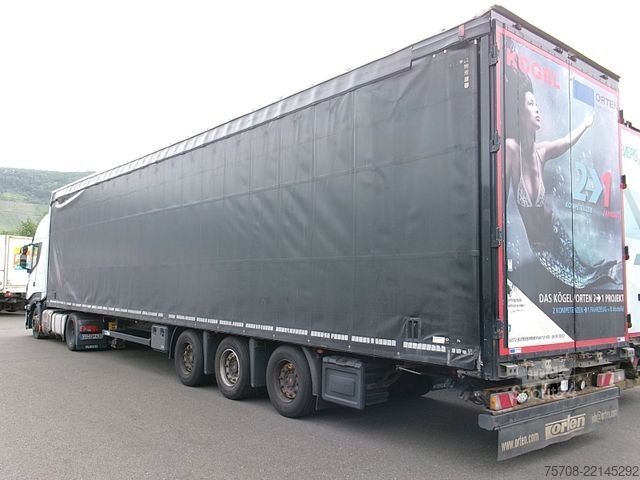 Juomien puoliperävaunu KÖGEL Mega Orten SafeServer 2in1*Hubdach*Enteisung*SAF