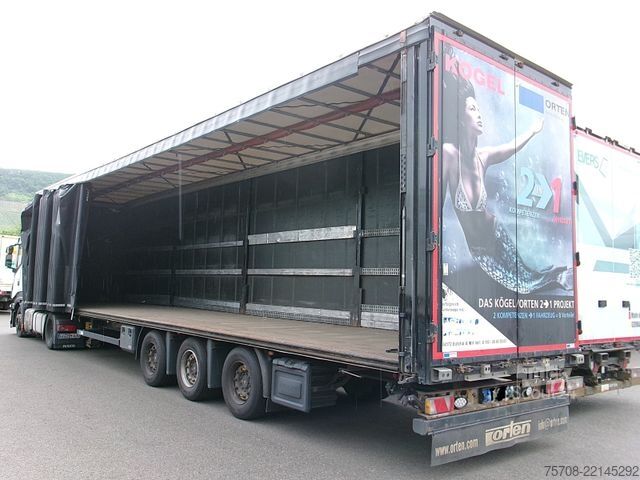 Juomien puoliperävaunu KÖGEL Mega Orten SafeServer 2in1*Hubdach*Enteisung*SAF