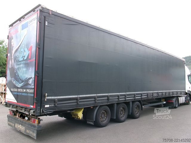 Juomien puoliperävaunu KÖGEL Mega Orten SafeServer 2in1*Hubdach*Enteisung*SAF