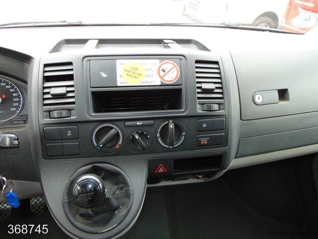 Slēgtais furgons VOLKSWAGEN T5 TRANSPORTER 2.0 TDI 3Sitzer -2x Schiebetür-