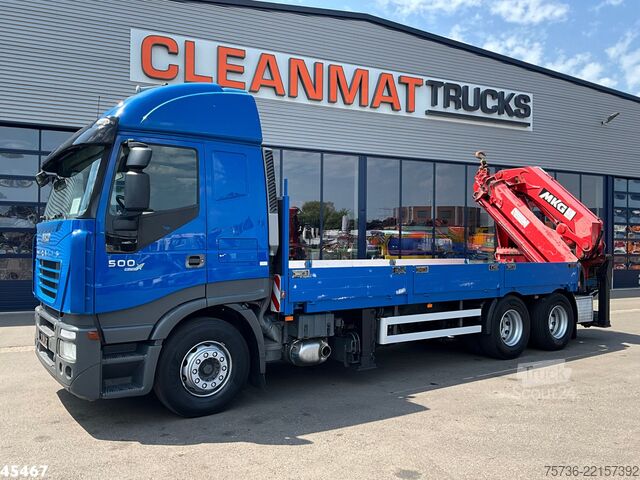 Kranwagen Iveco Stralis 500 6x4 MKG 54 Tonmeter laadkraan