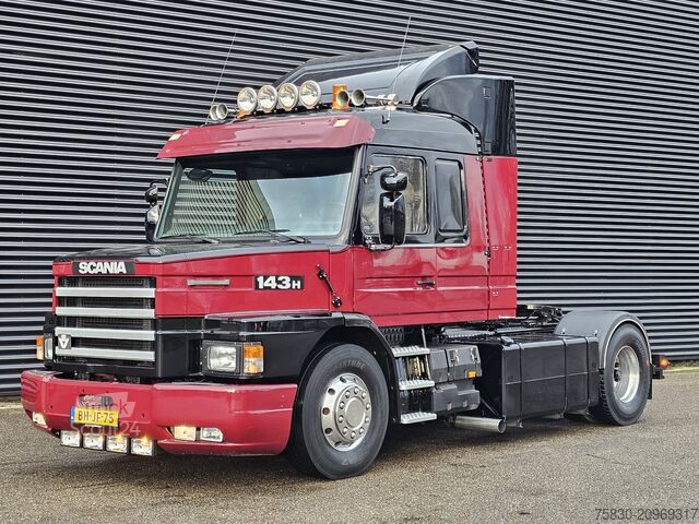 Estándar-SZM Scania T143.450 TOPLINE / TORPEDO / HAUBER / 460 cm WB