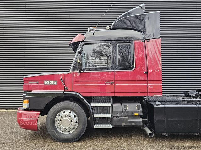 Estándar-SZM Scania T143.450 TOPLINE / TORPEDO / HAUBER / 460 cm WB