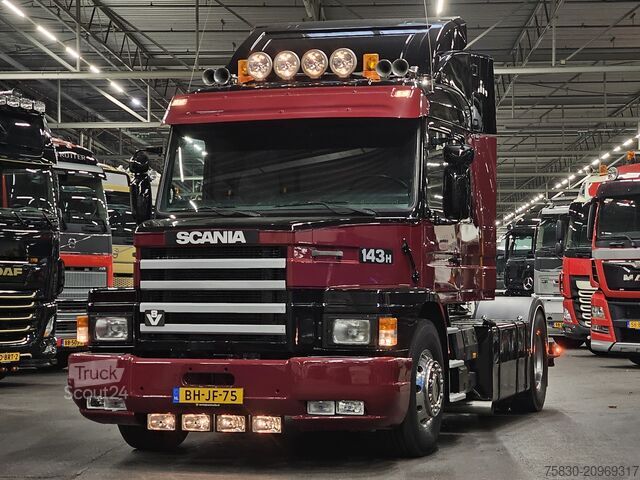 Standard-SZM Scania T143.450 TOPLINE / TORPEDO / HAUBER / 460 cm WB