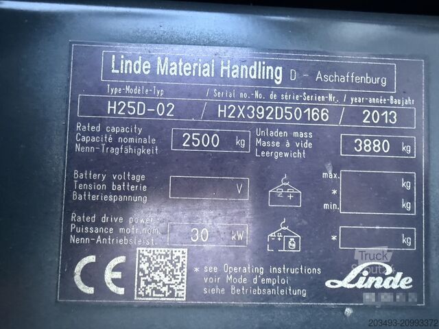 Heftruck Linde H25D-02