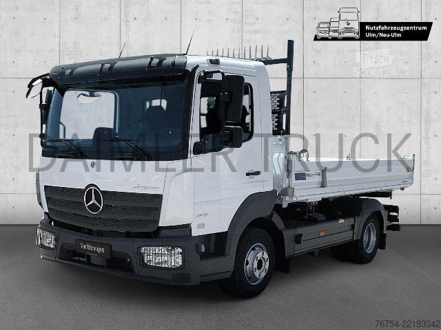 Trojstranný sklápač dodávka Mercedes-Benz Atego 821 K 4X2 Meiller Trigenius Klima AHK