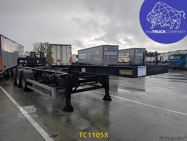 Transporte de contentores Turbos Hoet Tank chassis Gooseneck