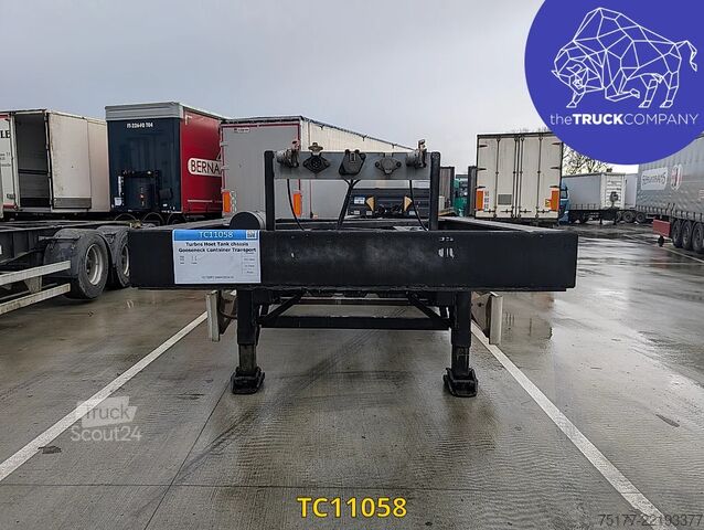 Transporte de contentores Turbos Hoet Tank chassis Gooseneck