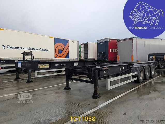 Transporte de contentores Turbos Hoet Tank chassis Gooseneck