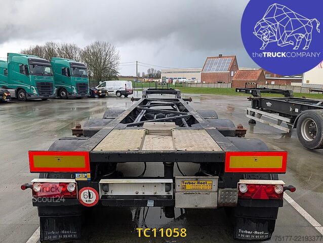 Transporte de contentores Turbos Hoet Tank chassis Gooseneck