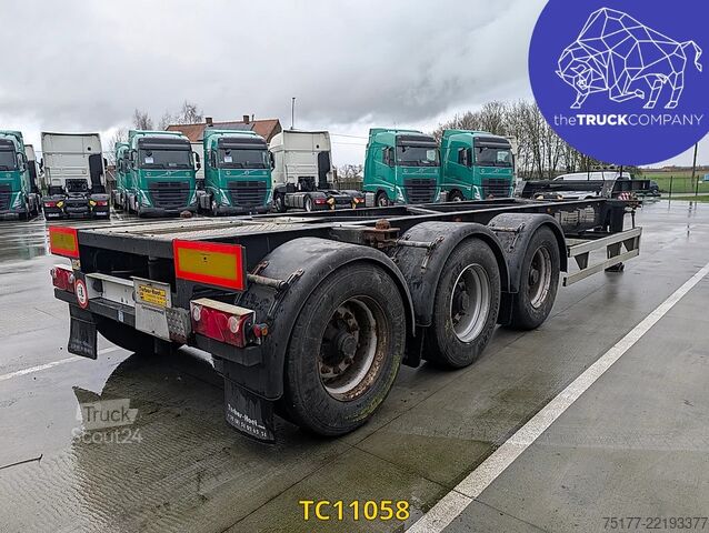 Transporte de contentores Turbos Hoet Tank chassis Gooseneck