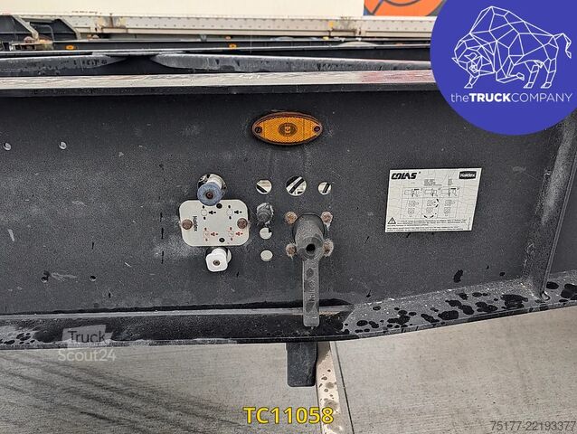 Transporte de contentores Turbos Hoet Tank chassis Gooseneck
