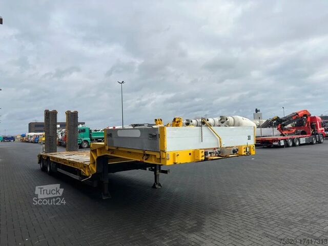 Semi-lågladdare Goldhofer STZ-L2-22/80A SEMI LOWLOADER/DIEPLADER/TIEFLADER