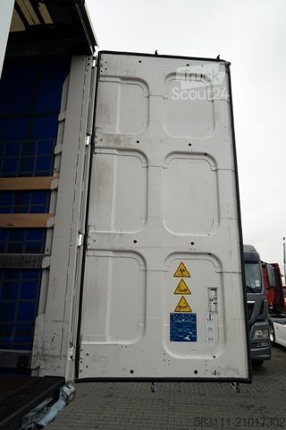 Auflieger mit Pritsche & Plane KRONE FIRANKA / STANDARD  / KOSZ NA PALETY / PLANDEKA