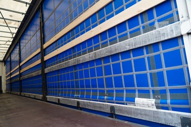 Auflieger mit Pritsche & Plane KRONE FIRANKA / STANDARD  / KOSZ NA PALETY / PLANDEKA