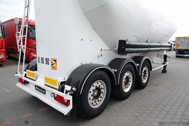 Semi-remorque silo SPITZER CEMENTONACZEPA / 37 000 L / SILOS / 3 KOMORY