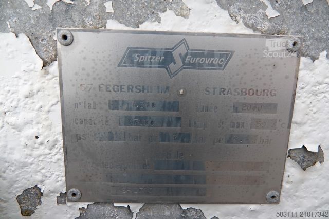 Semi-remorque silo SPITZER CEMENTONACZEPA / 37 000 L / SILOS / 3 KOMORY