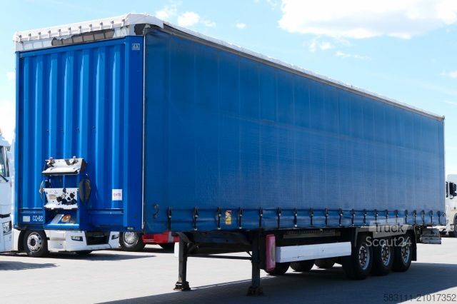 Auflieger mit Pritsche & Plane KRONE FIRANKA / STANDARD / SAF / SPROWADZONA