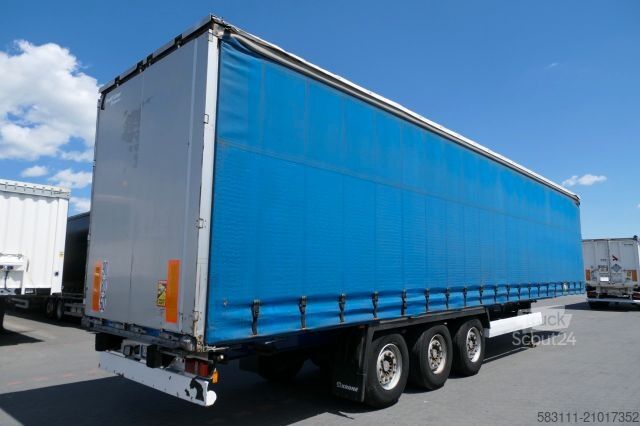 Auflieger mit Pritsche & Plane KRONE FIRANKA / STANDARD / SAF / SPROWADZONA