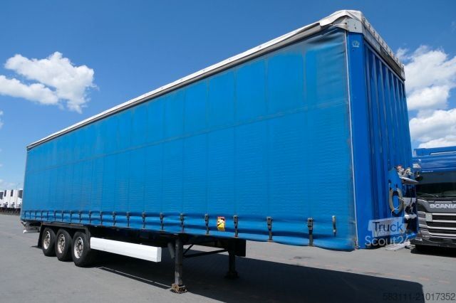 Auflieger mit Pritsche & Plane KRONE FIRANKA / STANDARD / SAF / SPROWADZONA