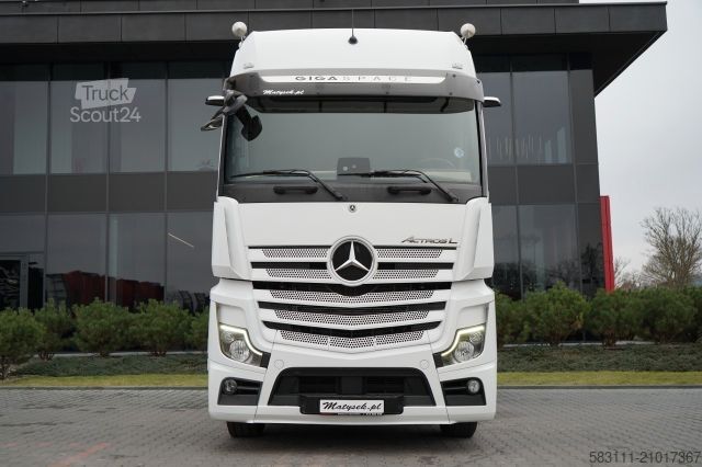 Tracteur routier standard MERCEDES-BENZ ACTROS 1851 / RETARDER  / GIGA SPACE  / EURO 6 /