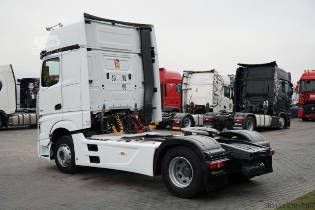 Tracteur routier standard MERCEDES-BENZ ACTROS 1851 / RETARDER  / GIGA SPACE  / EURO 6 /