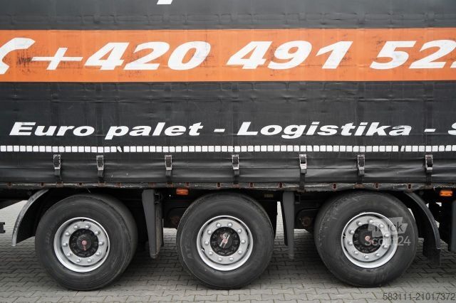 Auflieger mit Pritsche & Plane KÖGEL FIRANKA / MEGA / O? PODNOSZONA / OSIE SAF / DACH