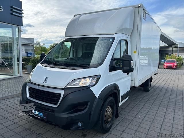 Fourgon tôlé PEUGEOT Boxer 435L4 130 Koffer extrabreit LBW Scheckheft