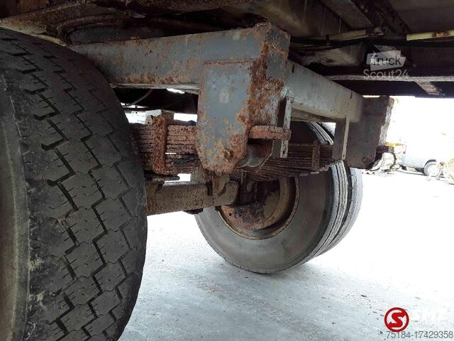 Open body Daf Aanhangwagen blad-lames hooiwagen