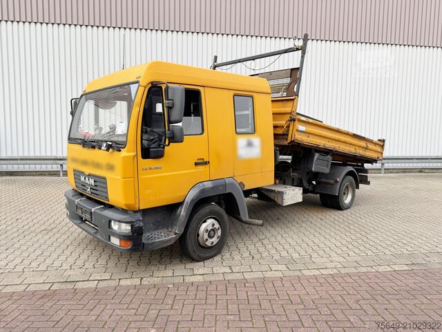 Benne tri-benne MAN LE 8.180 4X2 BB Doka LE 8.180 4X2 BB Doka, 2x AHK
