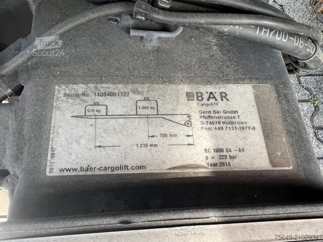 Pick-up van MAN TGL 7.180 4X2 BL TGL 7.180 4X2 BL mit LBW BÄR