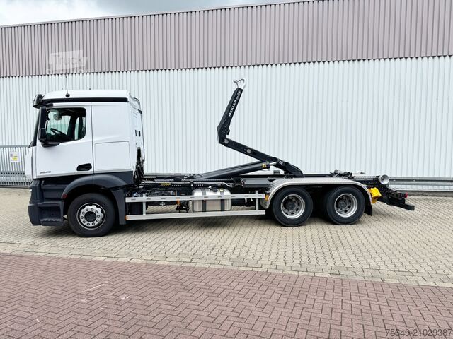 Camion benne à bras amovible Mercedes-Benz Actros 2645 L 6x4 Actros 2645 L 6x4, MultimediaCockpit, Motorabtrieb, Funk