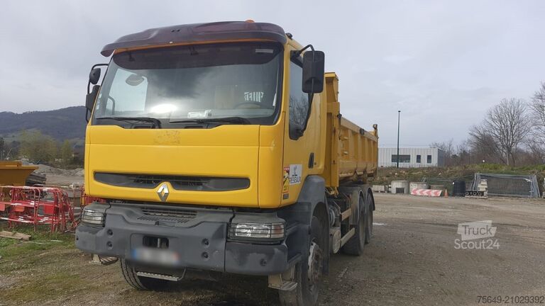 Camion-benne tricar Renault Kerax 380.26 6x4 Kerax 380.26 6x4, Bordmatik links