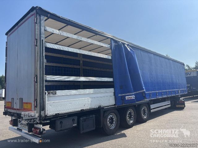 Atvira puspriekabė su tentu Schmitz Cargobull Semitrailer Curtainsider Standard