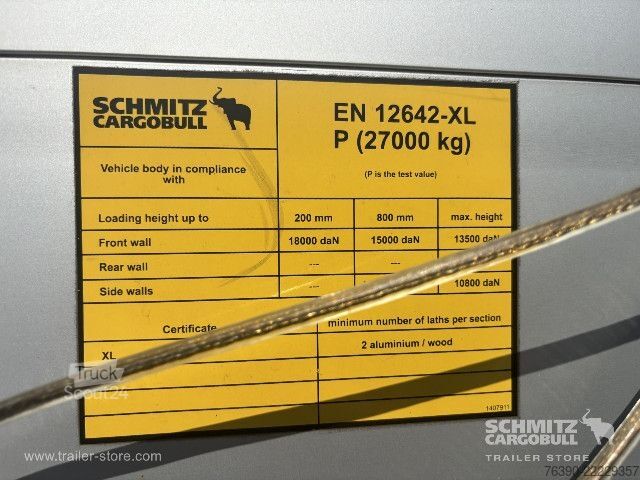 Atvira puspriekabė su tentu Schmitz Cargobull Semitrailer Curtainsider Standard