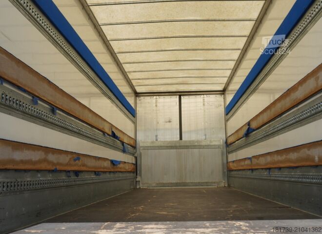 Remorque porte-conteneurs à accès direct Fruehauf passthrough box trailer 18 EPAL / 2021 /