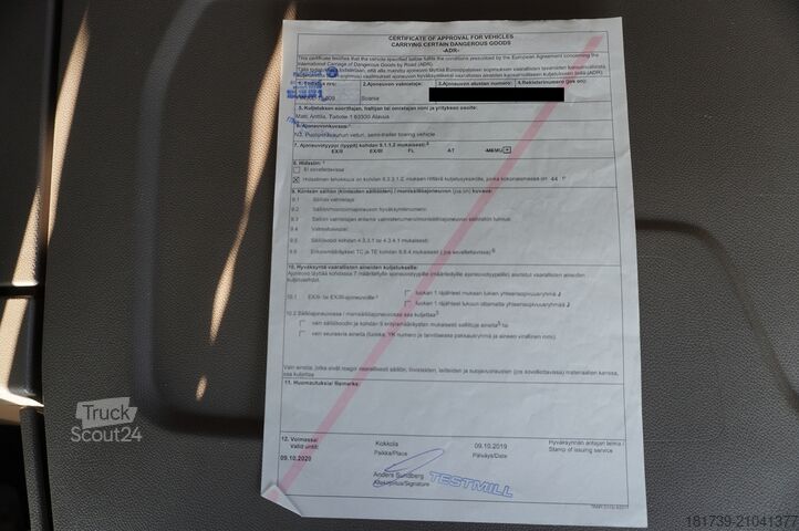 Tracteur routier / ADR complet SCANIA G500 8×2 Tractor Unit/Full ADR/Sleep cab