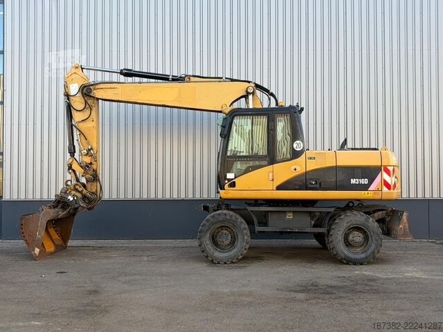 Kolesové rýpadlo Caterpillar M316D