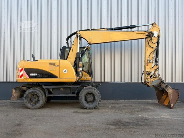 Kolesové rýpadlo Caterpillar M316D