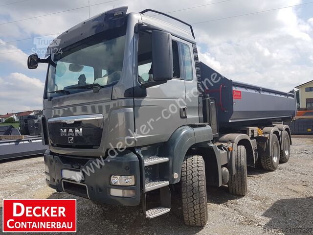 контейнер с кука Decker Containerbau Abrollcontainer, Bayernbox, Pendelklappe