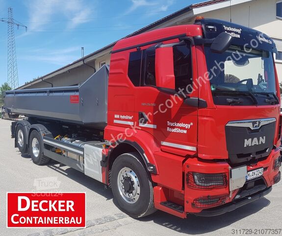 Roll-off container Decker Containerbau Abrollcontainer, Bayernbox, Flügeltüre