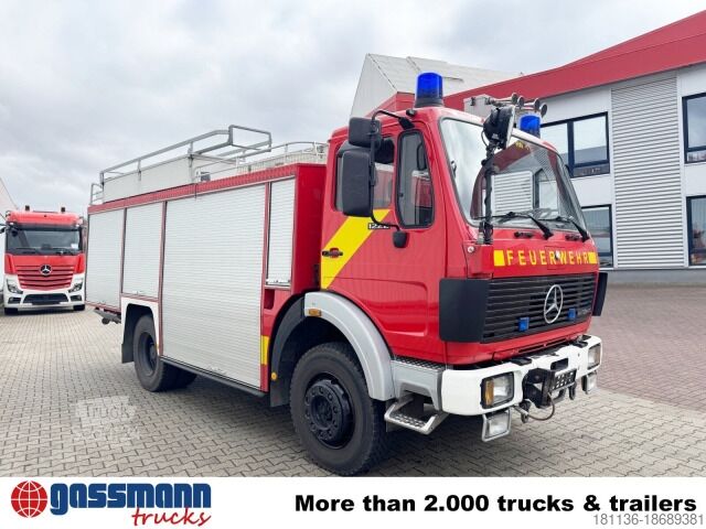 Пожежна машина Mercedes-Benz 1222 AF 4x4, Rüstwagen RW 2, Seilwinde